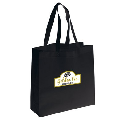 Non Woven Tote Bag: 16" W x 15" H x 6.5" D